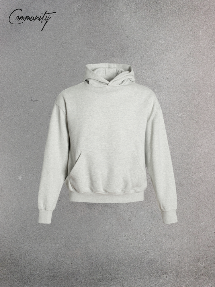 Community Clean Short Hooded Sweatshirt