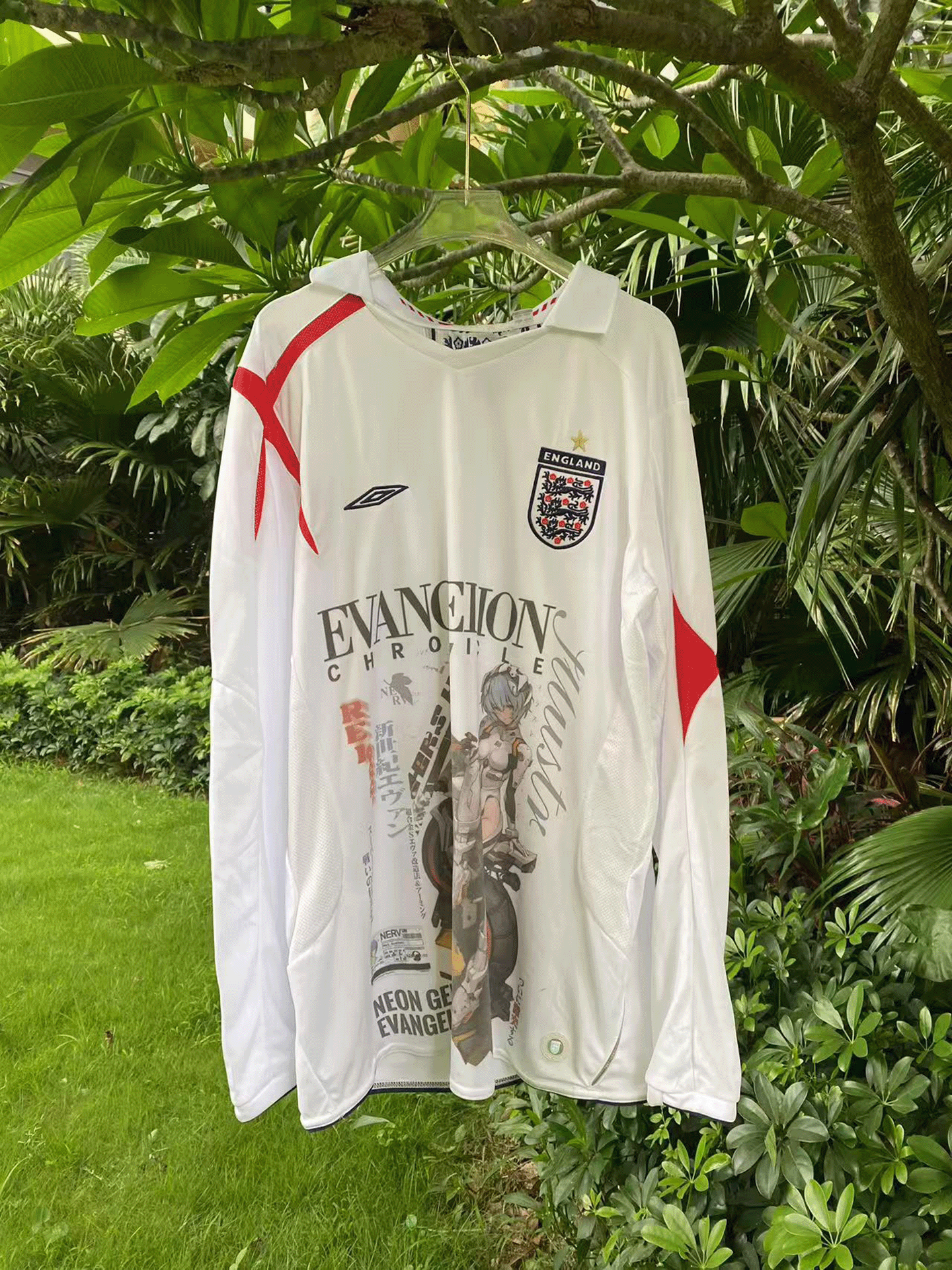 EVAporer Ayanami Rei Mechanical Vintage Long Sleeve Jersey