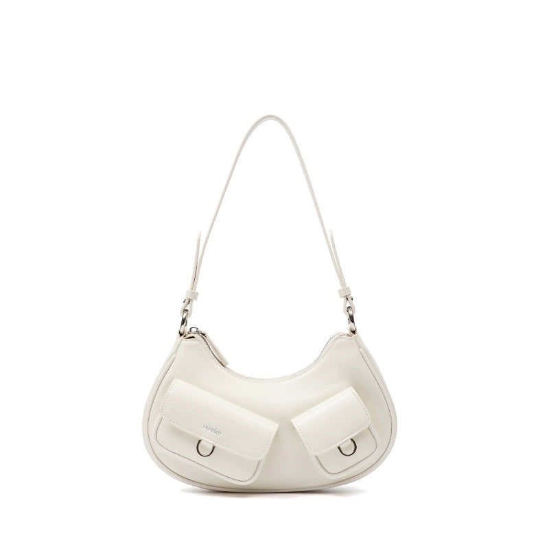 Neeley Leather Crescent Saddle Bag