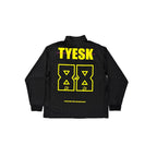 TYESK Blazing Tai Chi Stand Collar Long Sleeve Top