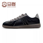 Madden Black Moral Low Top Heel Sneakers
