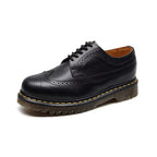 Ram Era Brogue Carved Classic Black Shoes