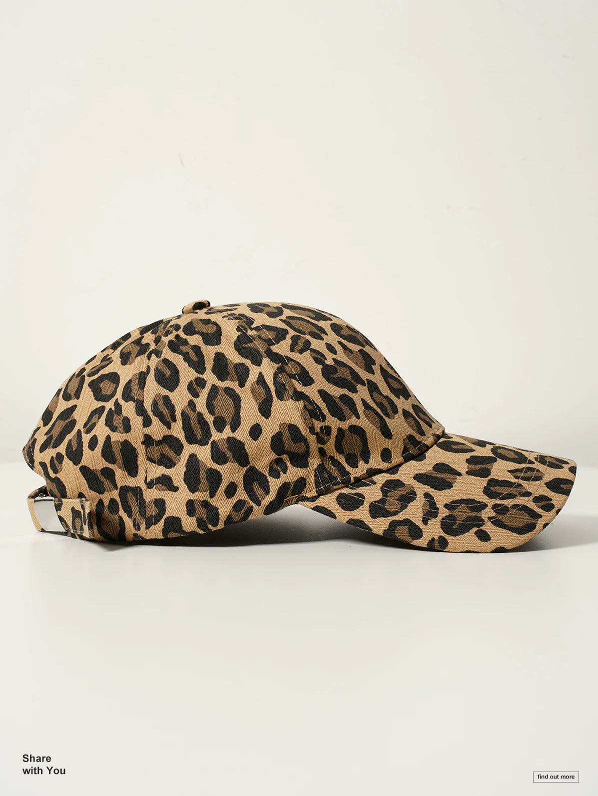 Momogigi Vintage Sweet Cool Leopard Cap
