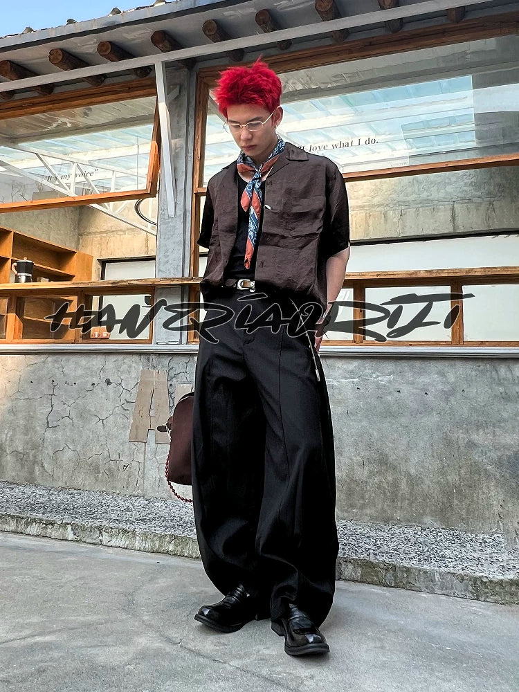 HANQIAORJI Cowhide Yuppie Heightening Loafers