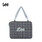 Lee Contrast Checked Tote Bag