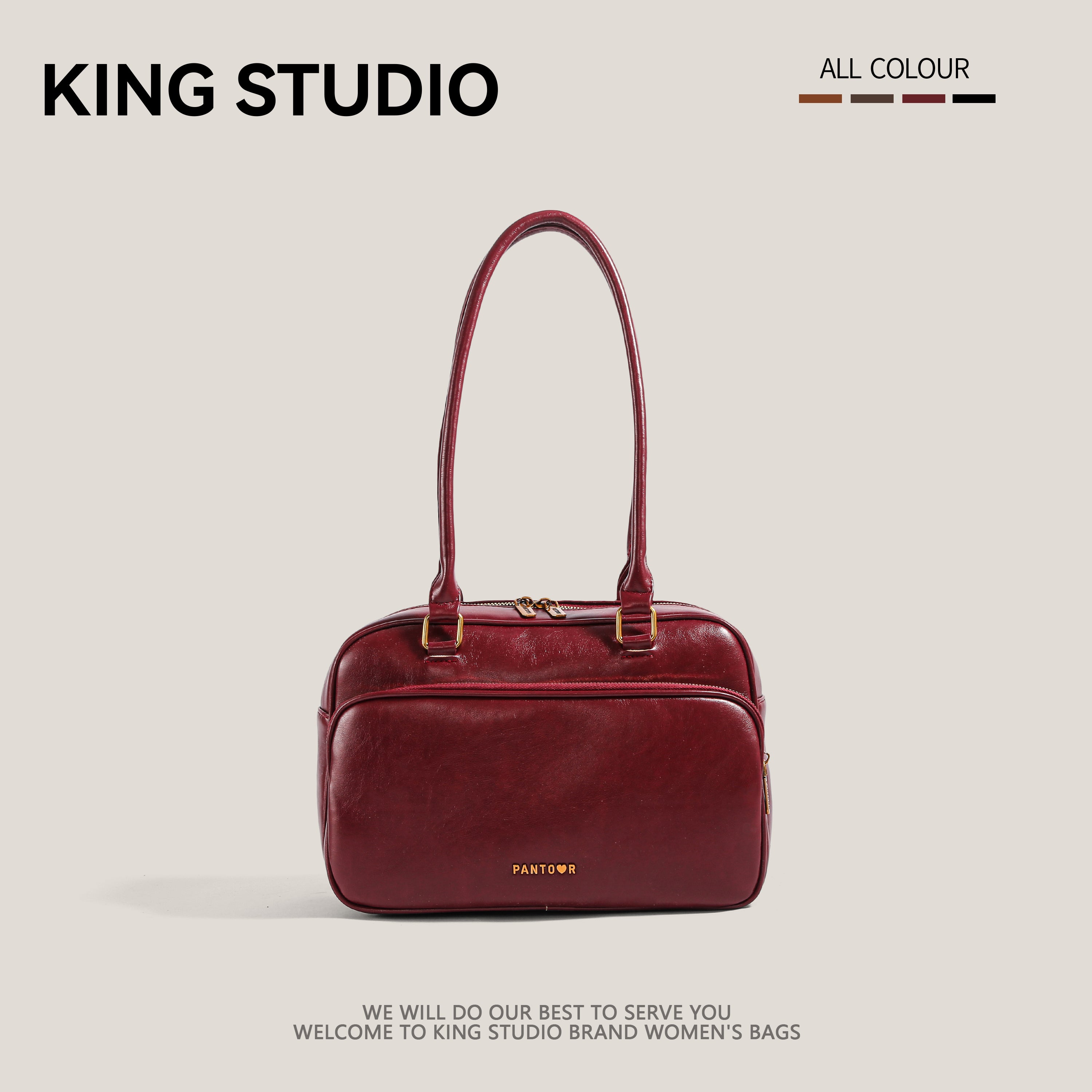 DrinKing Retro Large Satchel Bowling Bag