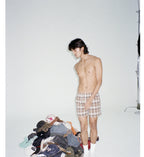 LIBERAFIT Knitted Plaid Cotton Boxer Shorts