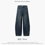 TRYTHMCLUB Wide-leg Baggy Retro Jeans