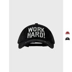 SONDER SHOP WORK HARD Embroidered Baseball Cap