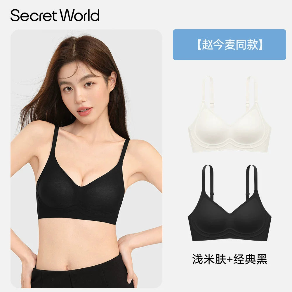 Secret World Gathers Anti-sagging Breast Seamless Bra