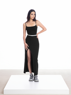 ABMY Slit Suspender Dress