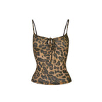 Jim Kennet Leopard Slim Fit Stretch Suspender Dress
