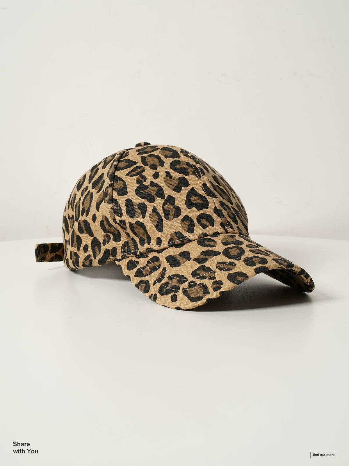 Momogigi Vintage Sweet Cool Leopard Cap
