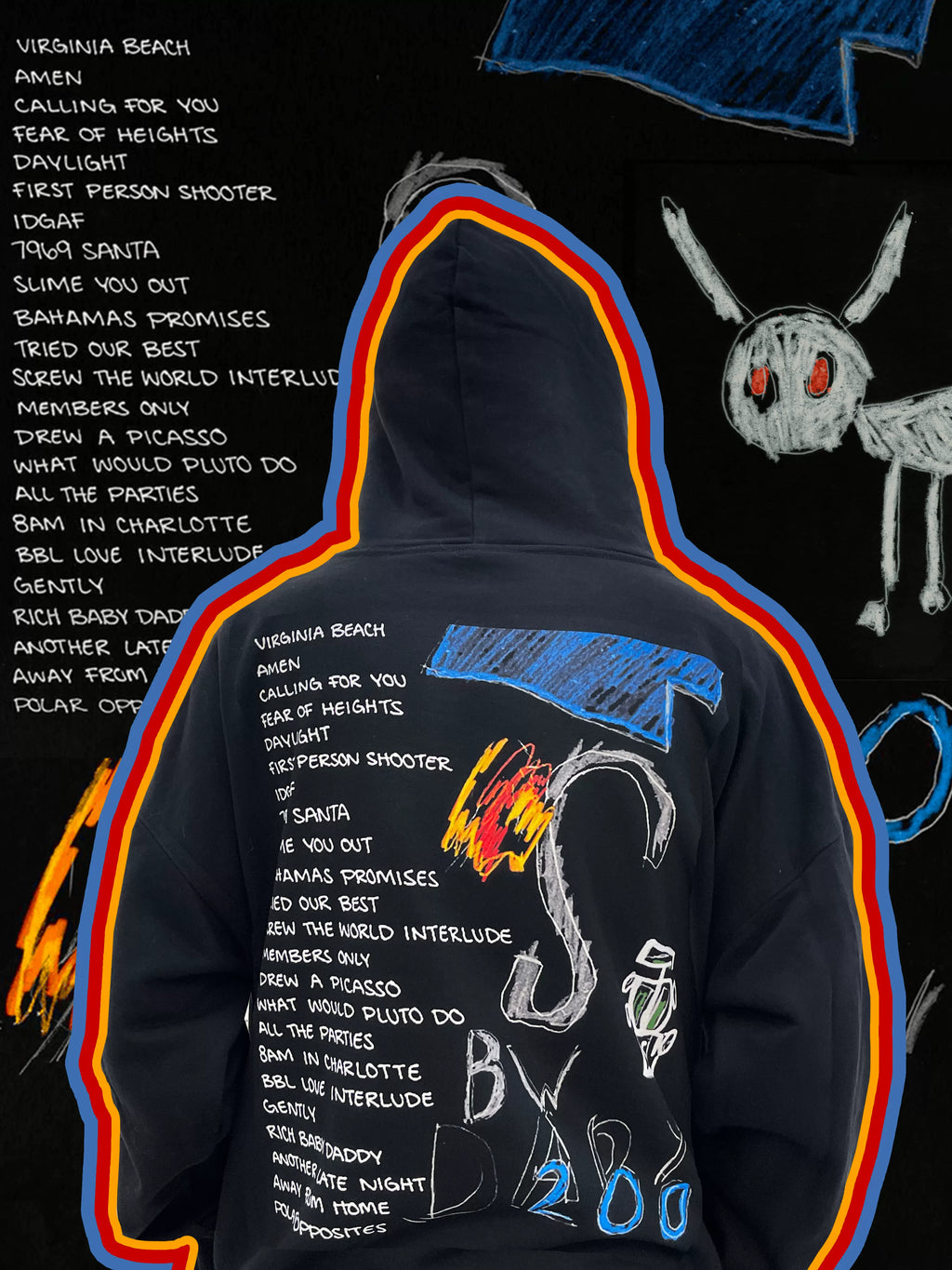 DKNT Drake For all the dogs Hoodie