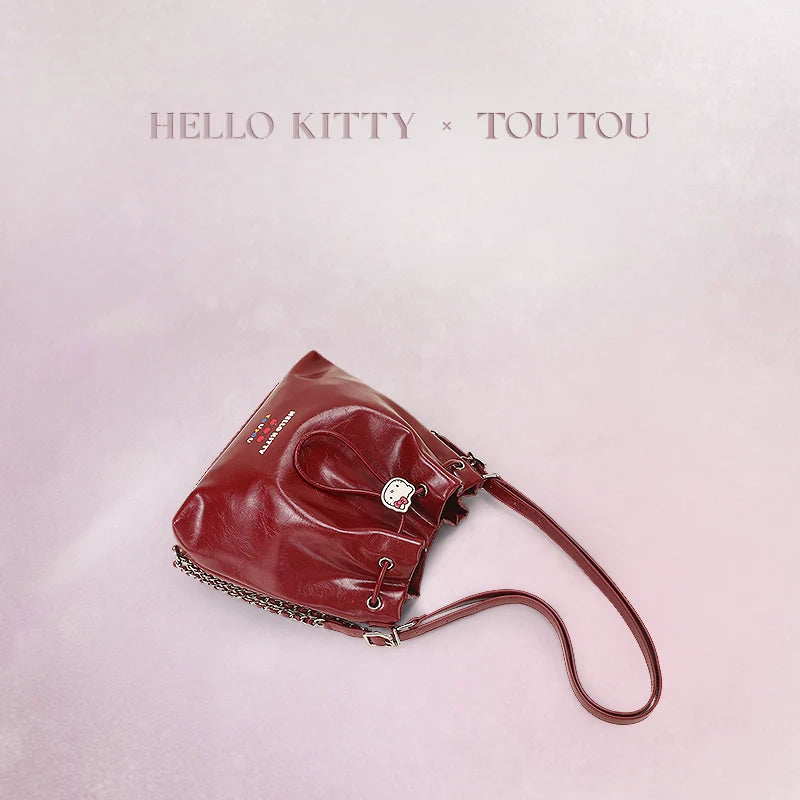 TOUTOU Vintage HelloKitty Large Capacity Backpack