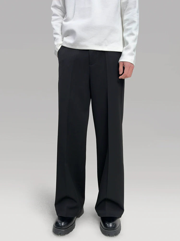 PLUS NO LOGO Drape Anti-wrinkle A-shaped Trousers