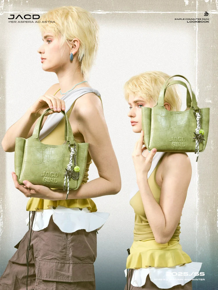 JACD Crossbody Commuter Large Capacity Bucket Bag