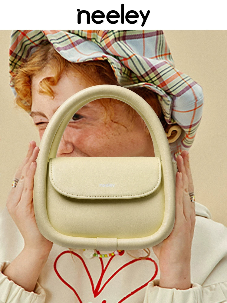 Neeley Soft Leather Basket Bag