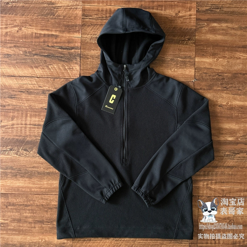 Japanese Half-Zip Hooded Sweatshirt