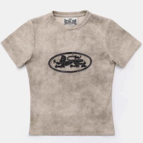 BADBLOOD High-Waist Wide-Leg Scimitar Sweatpants