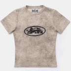 BADBLOOD High-Waist Wide-Leg Scimitar Sweatpants