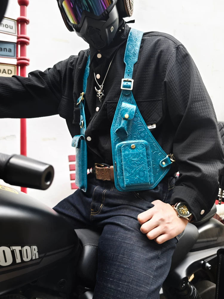 Fanguo Leather Workwear Vest Bag