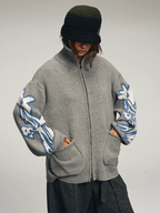 OSCill Ink Jinglan Zipper Sweater Cardigan