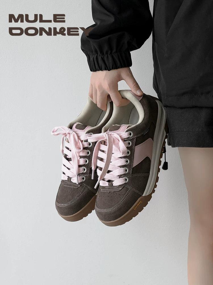 Women Sneakers Thick Sole Bread Shoes