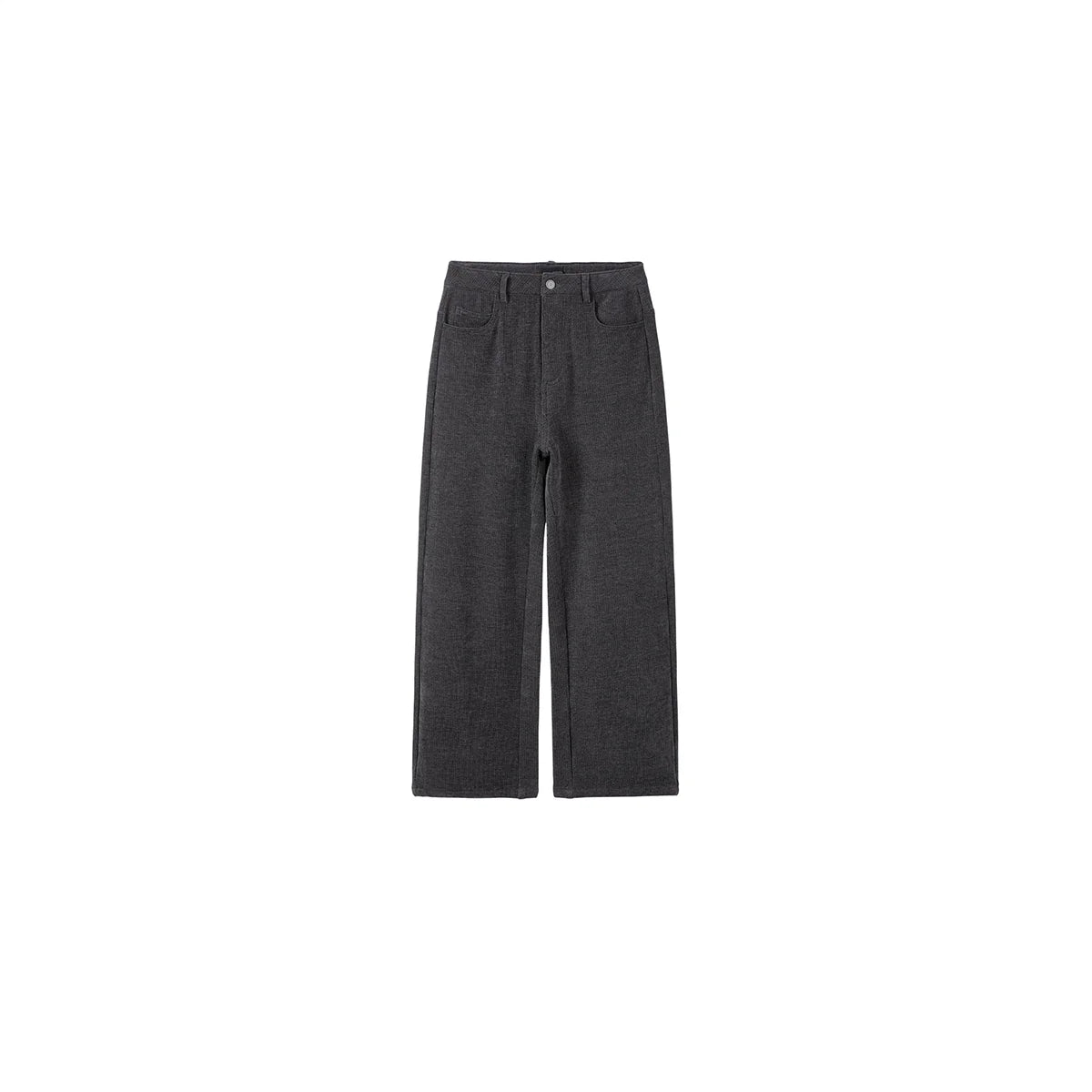 PLUS NO LOGO Corduroy Vertical Loose Straight-leg Pants