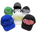 Cross Border Letter Printing Mesh Peak Cap