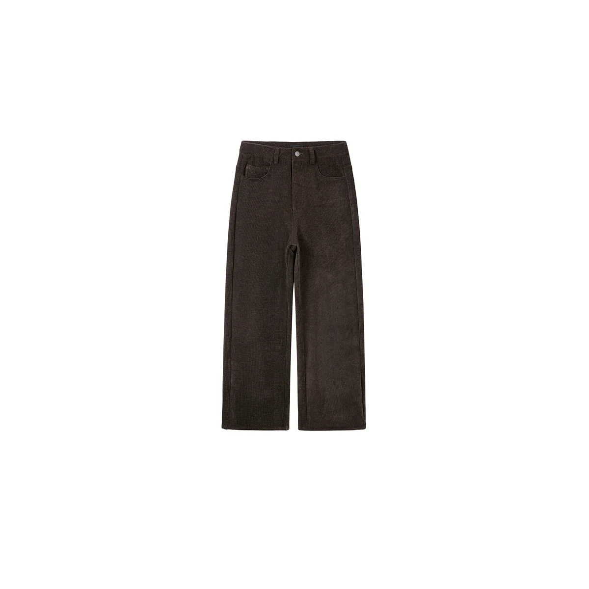 PLUS NO LOGO Corduroy Vertical Loose Straight-leg Pants