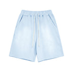 KANYE Gradient Distressed Shorts Men & Women