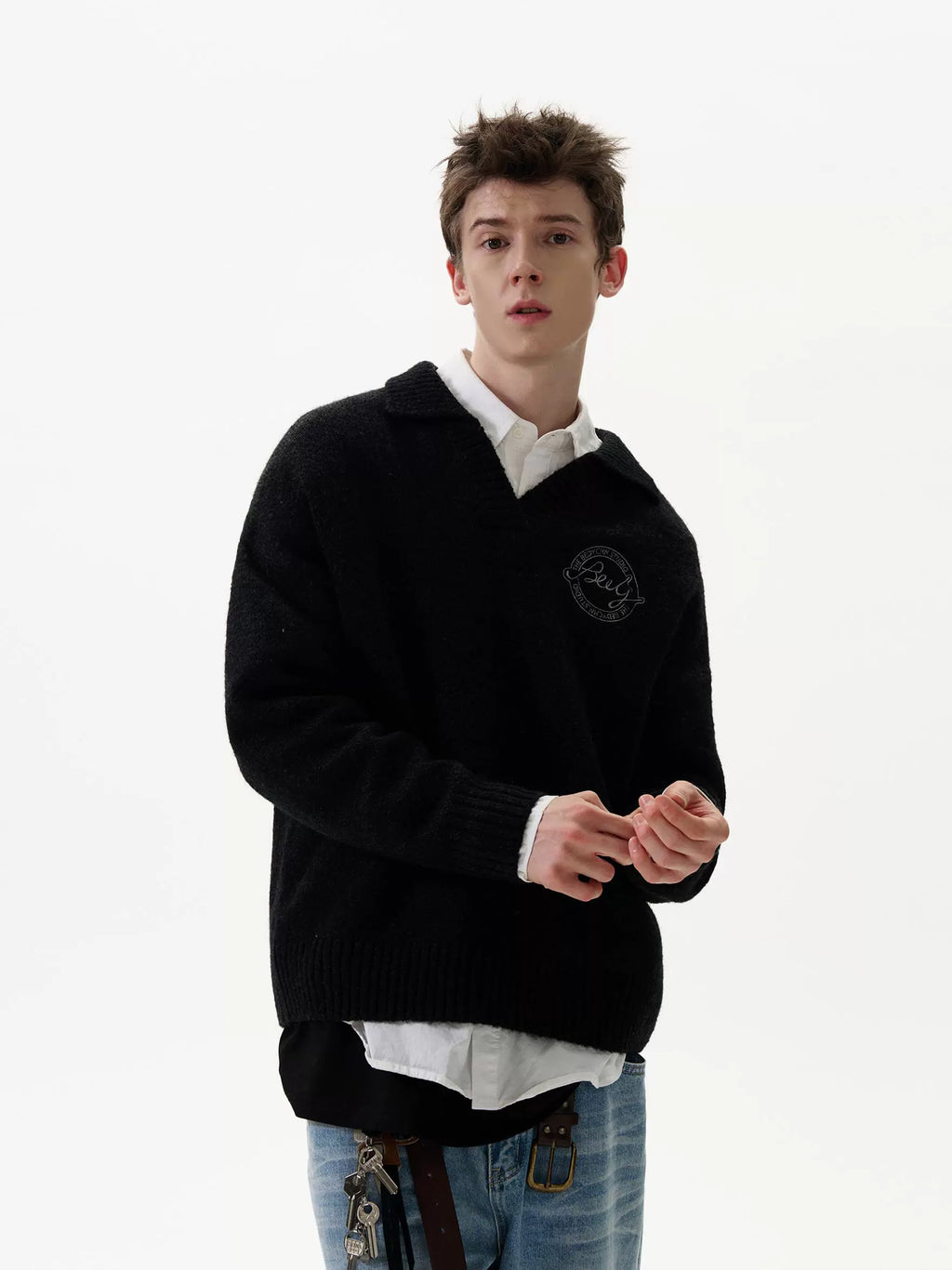 Madwitch Retro Lazy Style Long Sleeve Tee