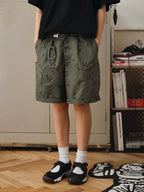 Battles Camouflage Hook Shorts Capris