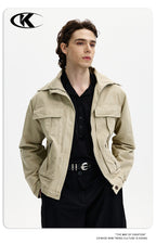 11KN Vintage Big Pocket Loose Lapel Jacket