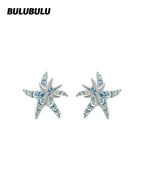 BULUBULU Smart Ocean Starfish Blue Earrings