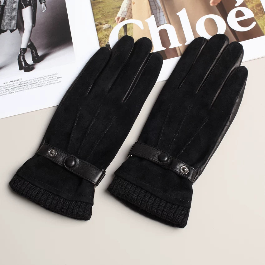St. John's Goatskin Touch Screen Motorcycle Gloves