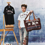 YADcrew Printing Wool Mechanism Crossbody Handbag