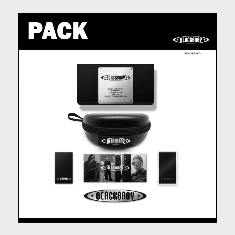 BLACKBABY Future Retro Silver Sunglasses