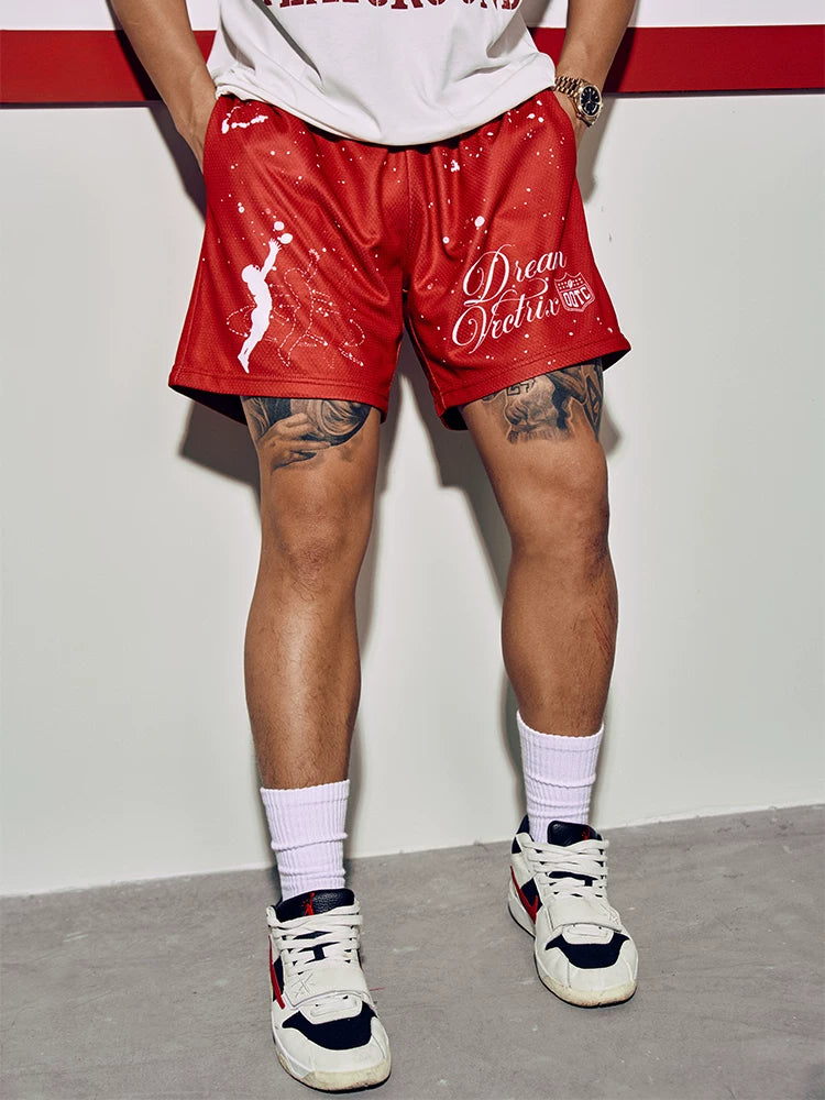 OOTC Rainy Night High Waist Casual Sports Shorts