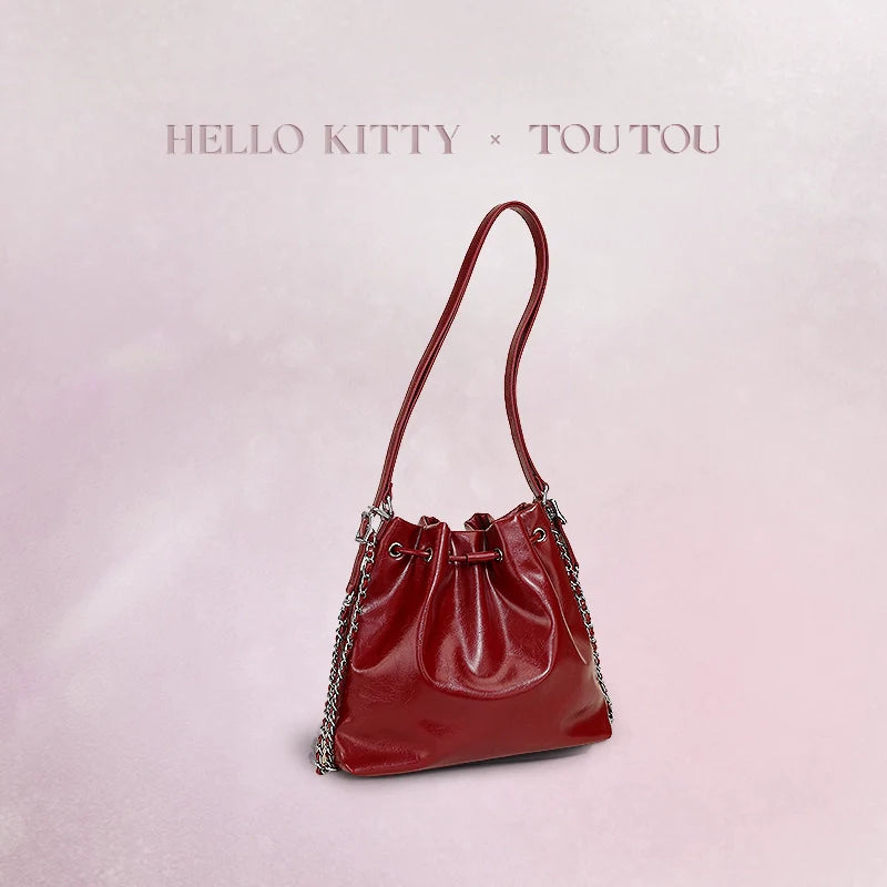 TOUTOU Vintage HelloKitty Large Capacity Backpack