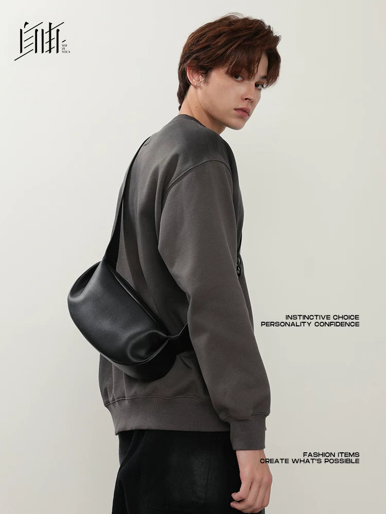 SFREEYA Retro Niche Commuter Crossbody Bag