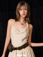 SUMIYAKI Vacation Wind Ocean Agate Beaded Necklace