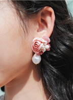 ParanoidP Flower Baroque Pearl Premium Earrings