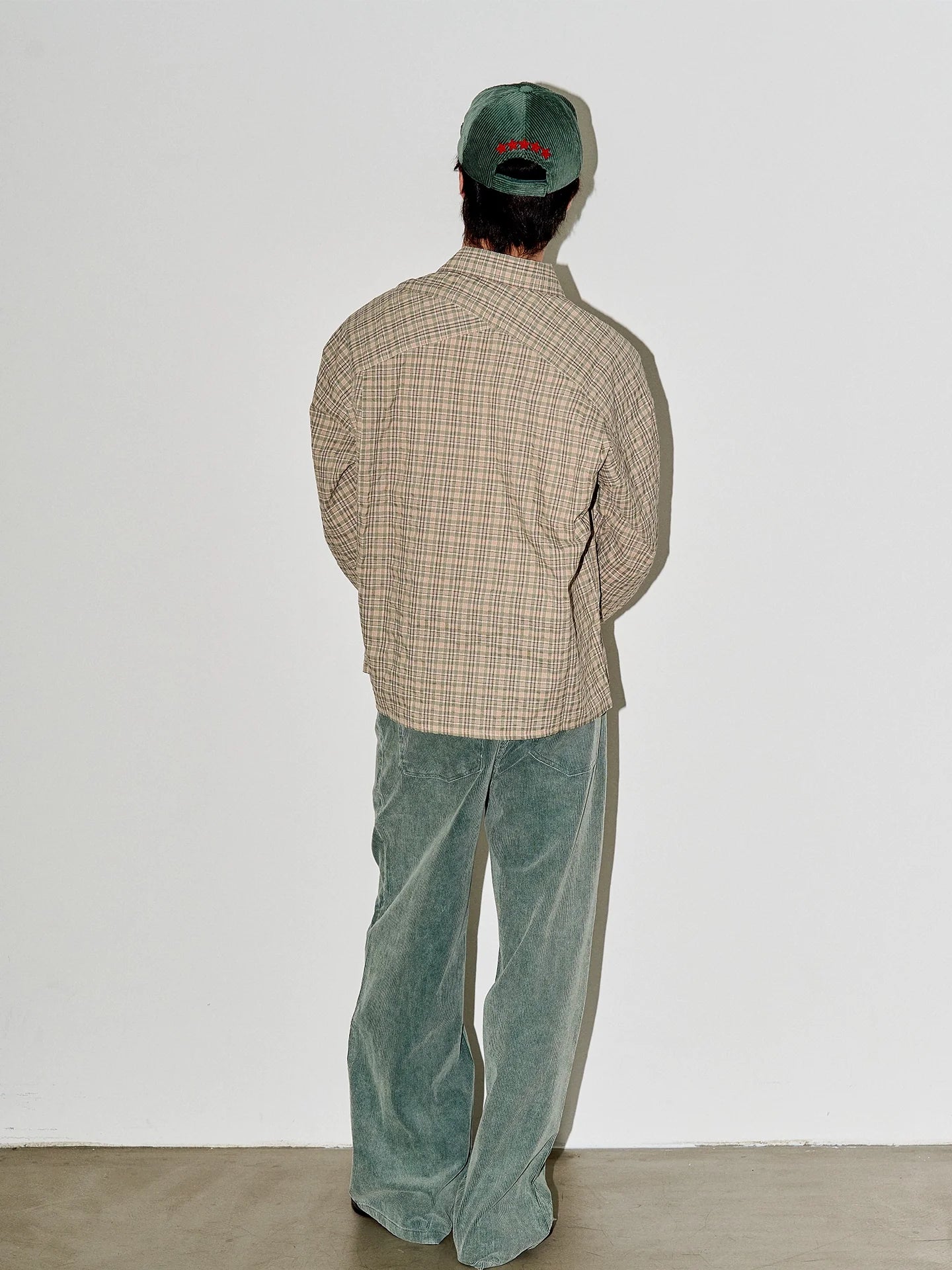 LIBERAFIT Three-dimensional Chain Embroidered Corduroy Baseball Cap