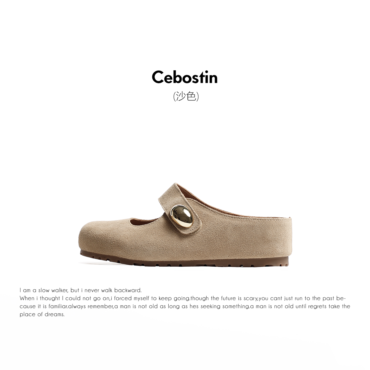 Cebostin Platform Birkenstock Half Slippers