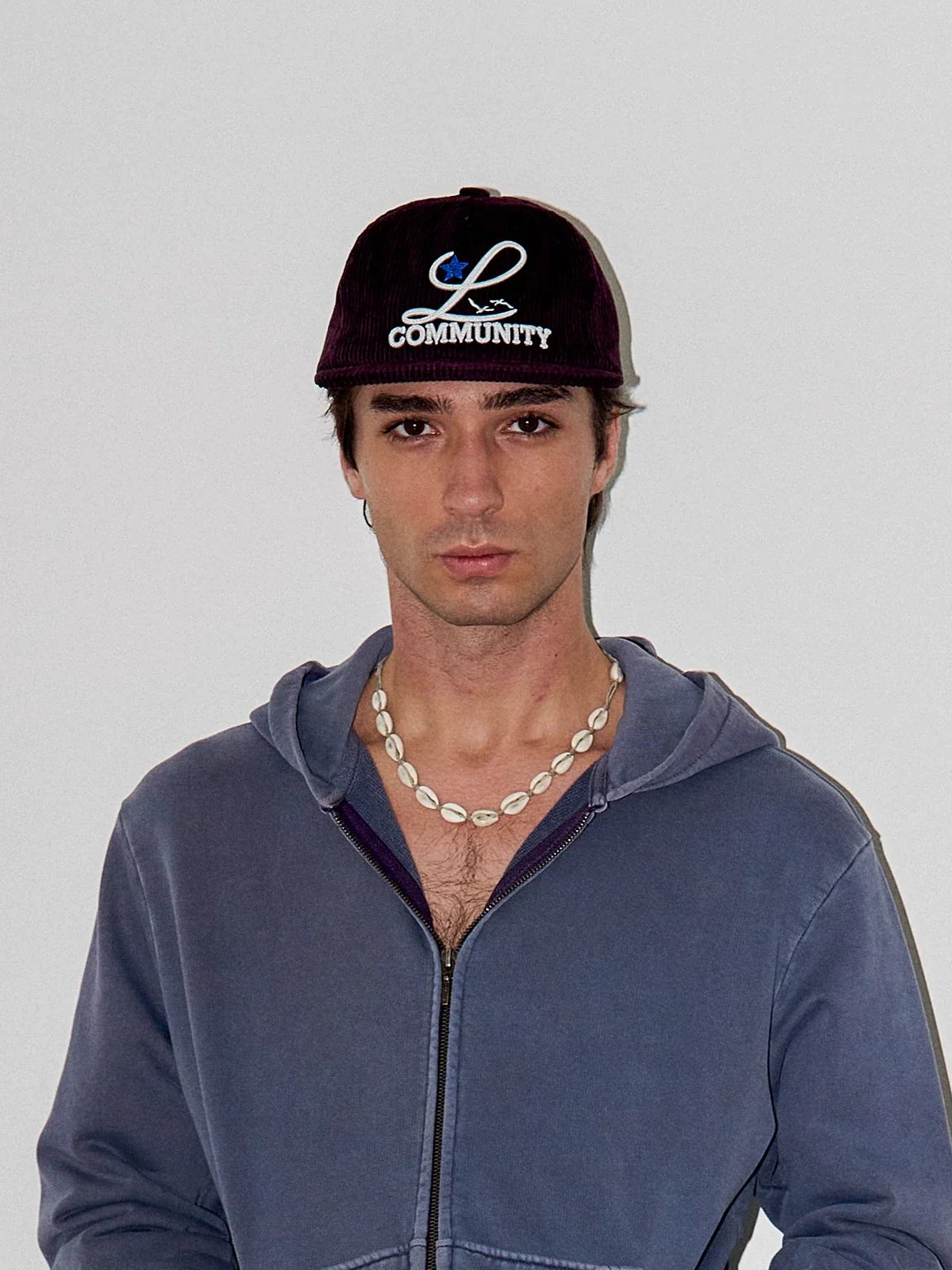 LIBERAFIT Three-dimensional Chain Embroidered Corduroy Baseball Cap