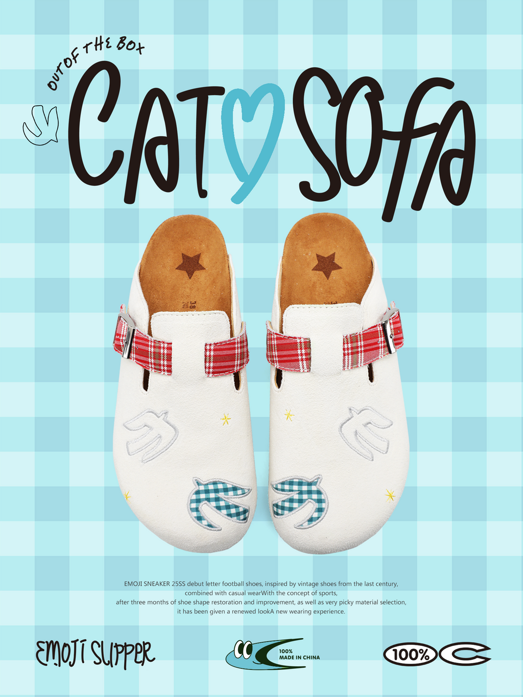 Cat & Sofa Pigeon Birkenstock Slip-On Mules