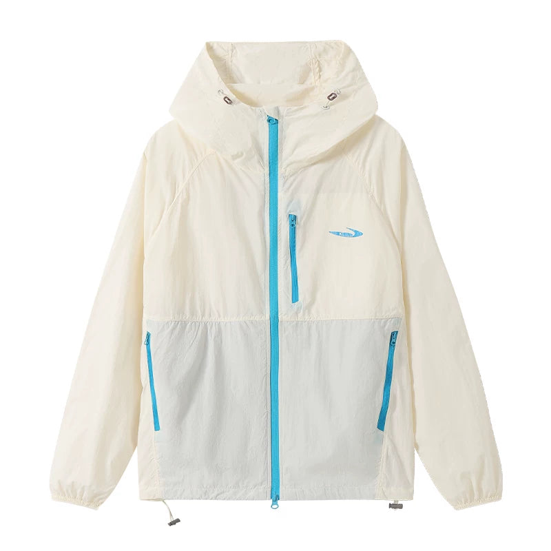 Mr. Jiangnan NewJNXS Lightweight Quick-Dry Sun Protection Zip Jacket