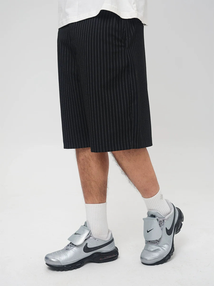 ComicTree Basic Striped Trousers Casual Shorts